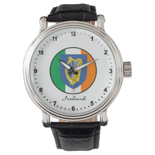 Elegant Ireland Watch & Irish Flag / St. Patricks
