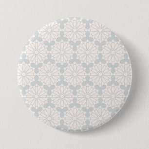 Elegant Islamic Art Design 3 Inch Round Button