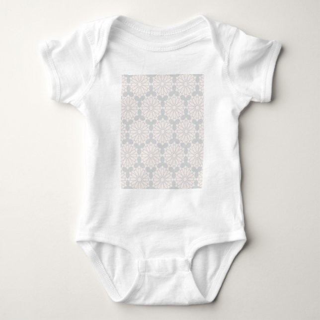 Elegant Islamic Art Design Baby Bodysuit (Front)
