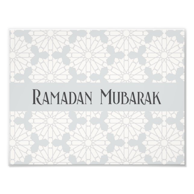 Elegant Islamic Art Design Photo Print (Front)