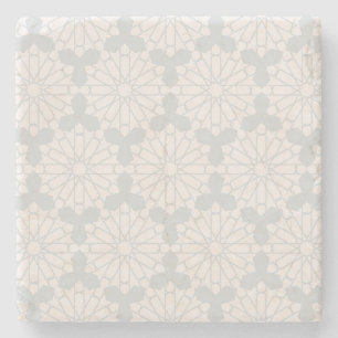 Elegant Islamic Art Design Stone Coaster