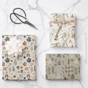 Elegant Islamic Garden Wrapping Paper Set
