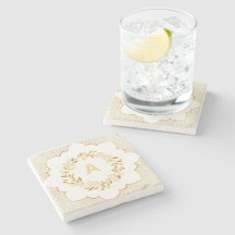 Elegant Islamic ornament with floral frame