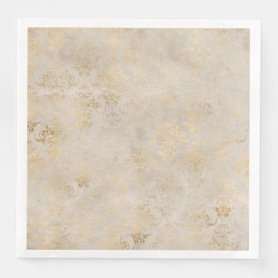 Elegant Ivory damask for all occasions Napkin