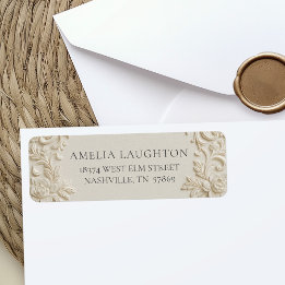 Elegant Ivory Embossed Wedding