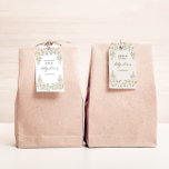 Elegant Ivory Floral Bridal Shower Gift Tags<br><div class="desc">Beautiful gentle ivory garden florals paired with elegant script for all your occasions. You can choose between different background colours. Check out our store for more items from this collection.</div>