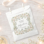 elegant ivory floral bridal shower gift tags favour bag<br><div class="desc">Our "ivory floral" collection features beautiful gentle ivory garden floral paired with elegant script for all your occasions. You can choose between different backgrounds of your choice. Please visit our store for more items from this collection.</div>