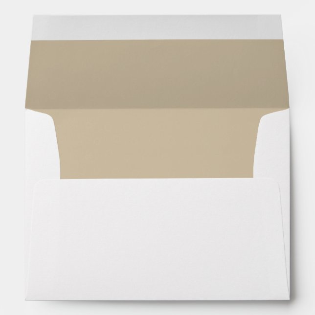 Elegant Ivory Lined Envelopes (Back (Bottom))