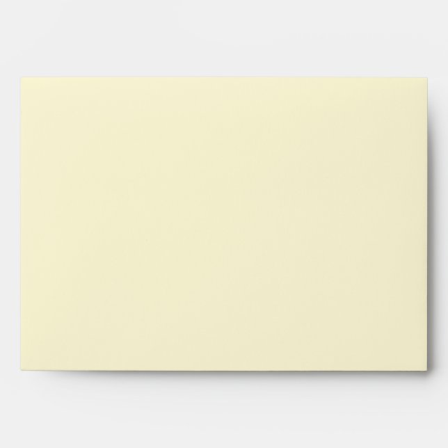 Elegant Ivory Outside/Brown Inside Envelope (Front)