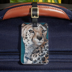 Elegant Jaguar Luggage Tag