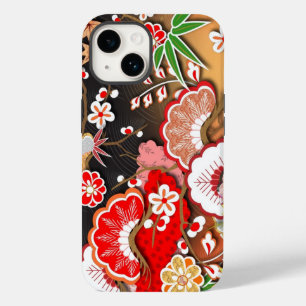 Elegant Japanese Autumn Kimono Case-Mate iPhone 14 Case