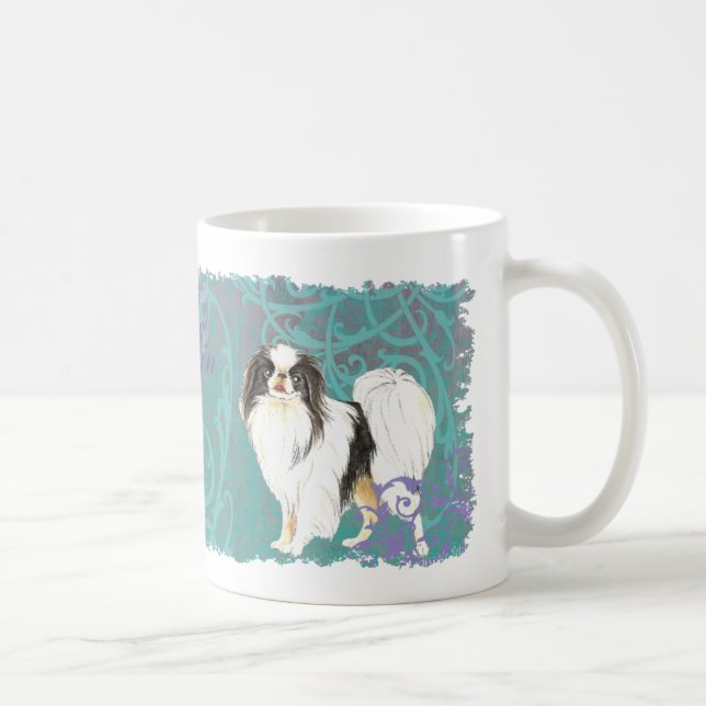 Elegant Japanese Chin Coffee Mug (Right)