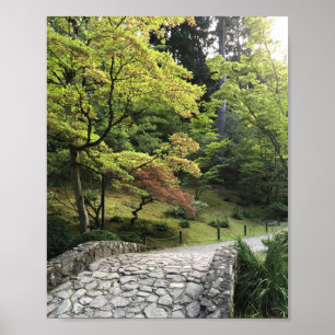 Elegant Japanese Gardens, Seattle WA Photo Print