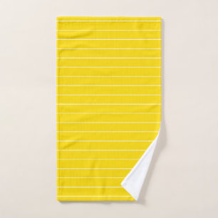 Elégant jaune blanc Modèle de bande Tendance coule