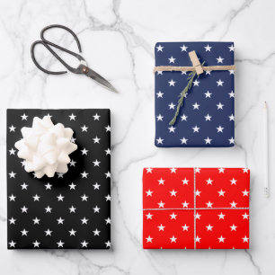 Élégant jeu de feuilles de papier enveloppant des 