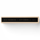 Élégant Jeux minimaux de Mariage noir et blanc