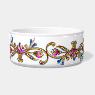 Elegant Jewel Pet Bowl