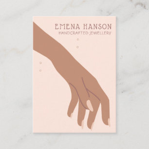 Elegant Jewellery Crafter Bracelet Hand display ca Business Card