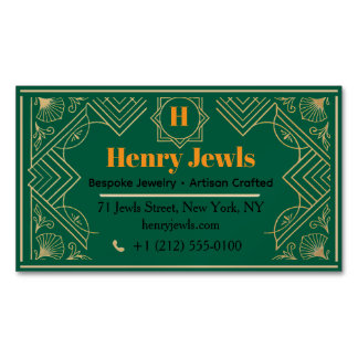 Elegant Jewellery - Luxury Jewellery  Magnetic Business Card