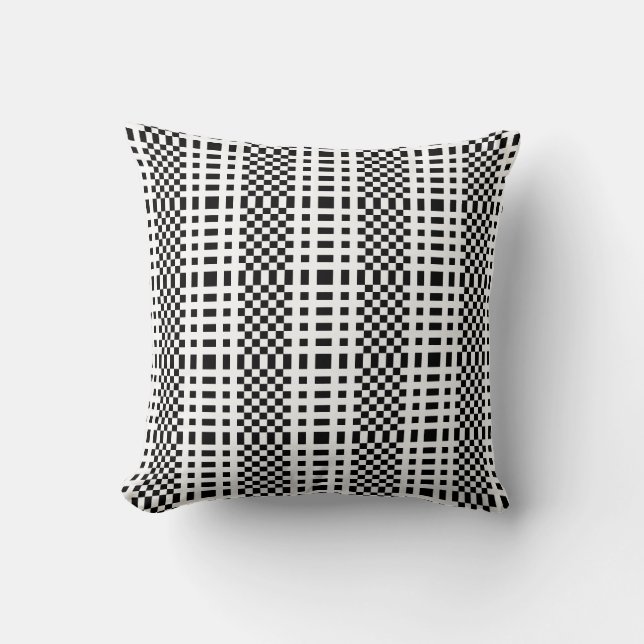 Elegant Josef Hoffman Style Vienna Secession Throw Pillow (Front)