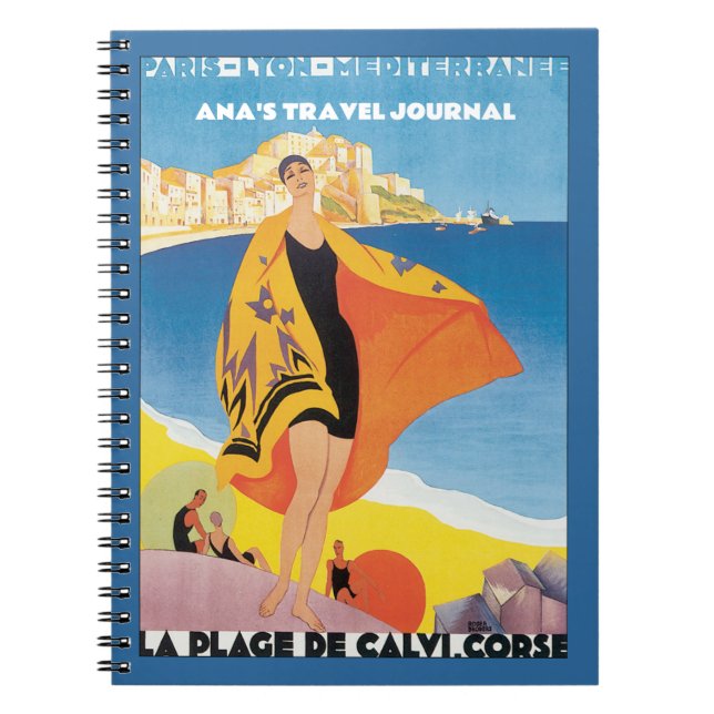 Élégant Journal des affiches Vintage voyage (Devant)