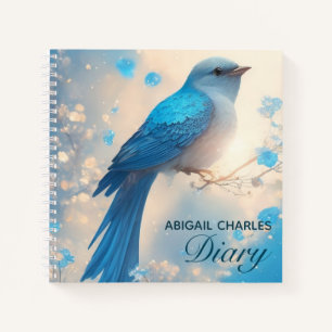 Élégant journal du pinson bleu
