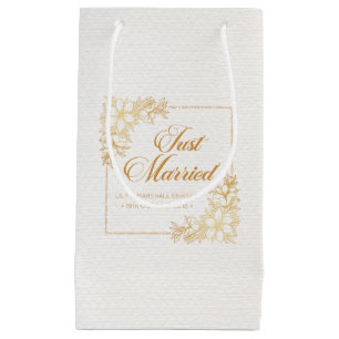 Elegant Just Married Wedding   Gift Bag