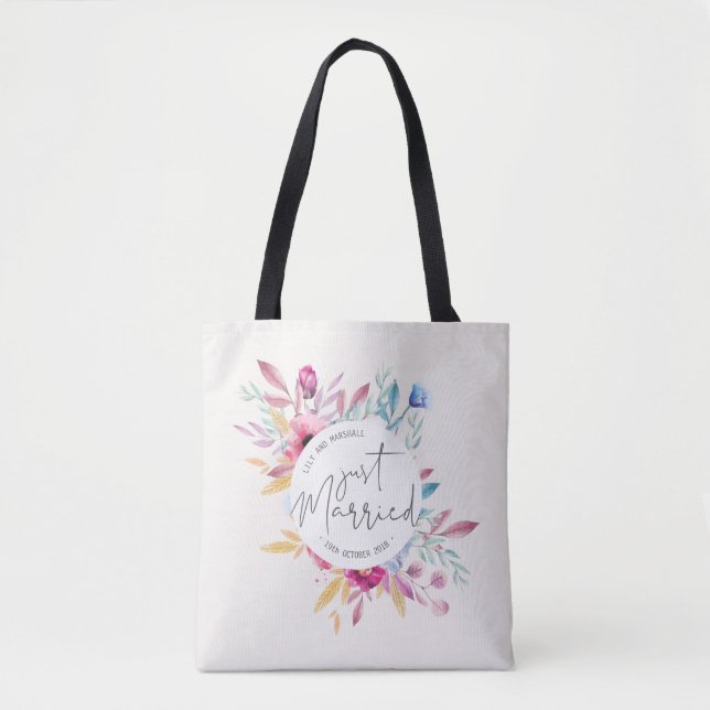 Elegant Just Married Wedding | Tote Bag (Front)