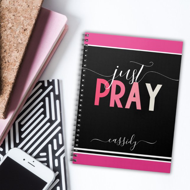 Elegant just pray name notebook (Creator Uploaded)
