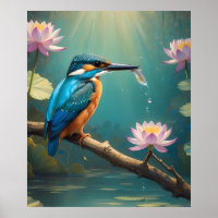 Elegant Kingfisher Bird