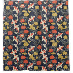Elegant Koi Fish and Lotus Pattern