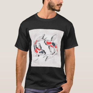 Elegant Koi Fish Nature Art T-Shirt