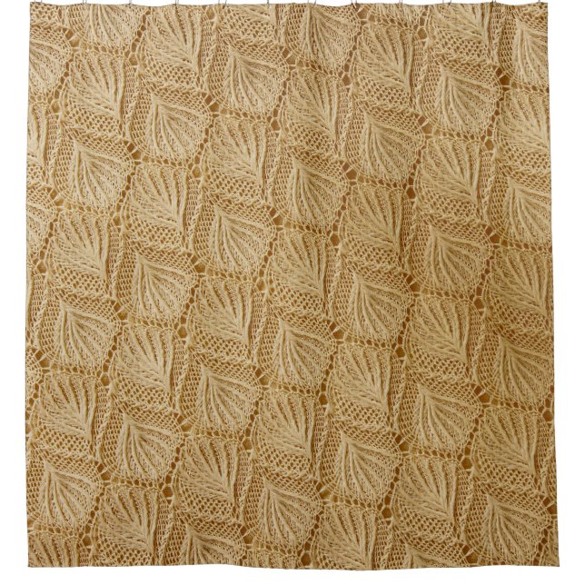 Elegant lace fabric: textured patterns. (Front)