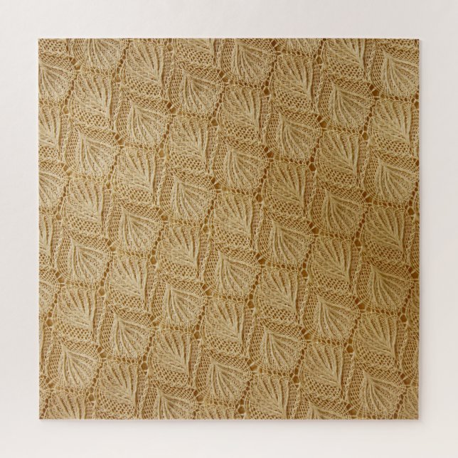 Elegant lace fabric: textured patterns. jigsaw puzzle (Vertical)