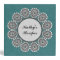 Elegant Lace Teal Doily Custom Recipe/Photo Binder