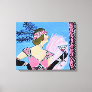Elegant Lady2 canvas print