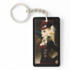 Elegant Lady Steampunk Victorian Red Clockwork 