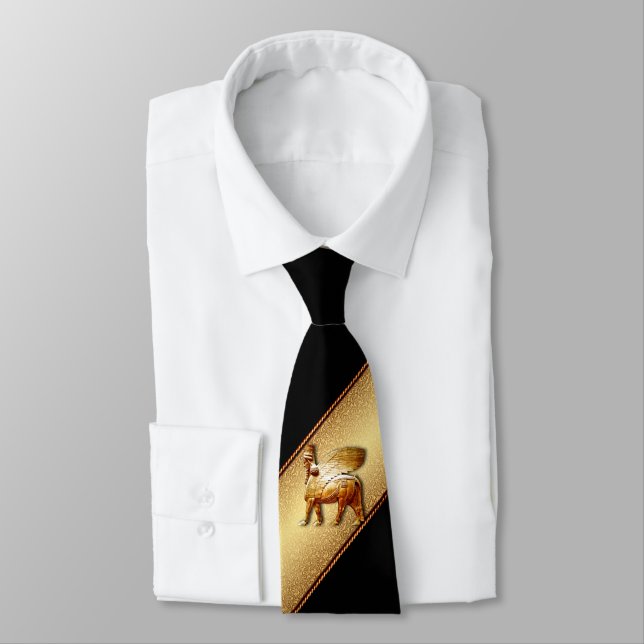 Elegant Lamassu Tie (Tied)