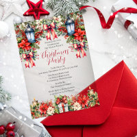 Elegant Lanterns | Candles Floral Christmas Party