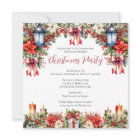 Elegant Lanterns | Candles Floral Christmas Party