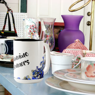 Elegant Lapis Lazuli Crystal Mug