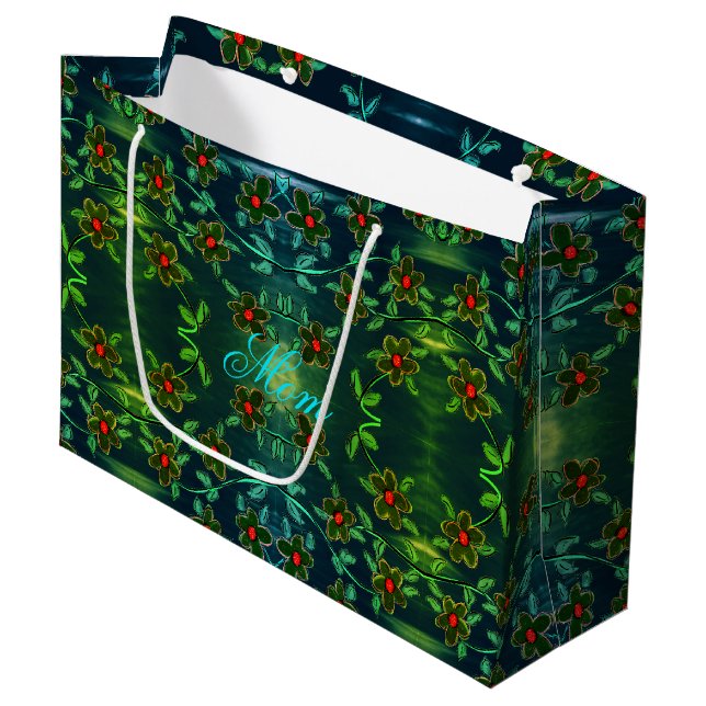 Elegant Large Gift Bag For Mom (Front Angled)