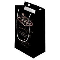 Elegant Las Vegas Birthday Party Thank You