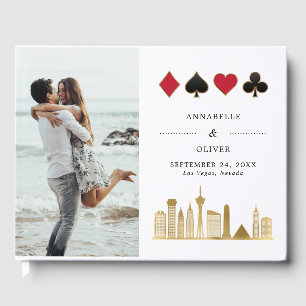 Elegant Las Vegas Photo Destination Wedding Guest Book