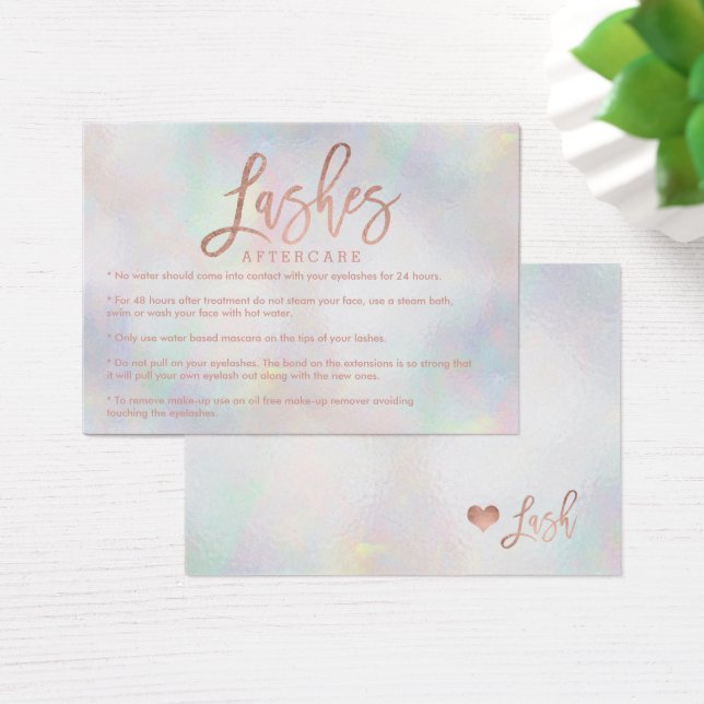 Elegant lashes aftercare rose gold pearl nacre (Desk)