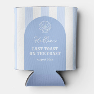 Elegant Last Toast Bachelorette Party Favour Can Cooler