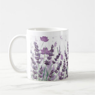 Elegant Lavane Flowers Mug