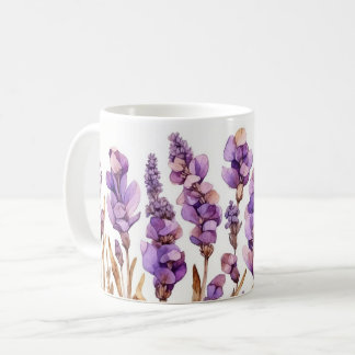Elegant Lavender Bliss Ceramic Mug 