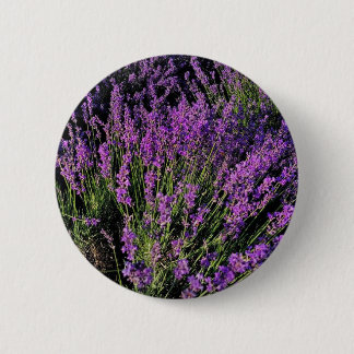 Elegant Lavender Brooch 2 Inch Round Button