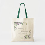 Elegant Lavender Eucalyptus Leafy Foliage Wedding  Tote Bag<br><div class="desc">If you need any further customisation please feel free to message me on yellowfebstudio@gmail.com.</div>